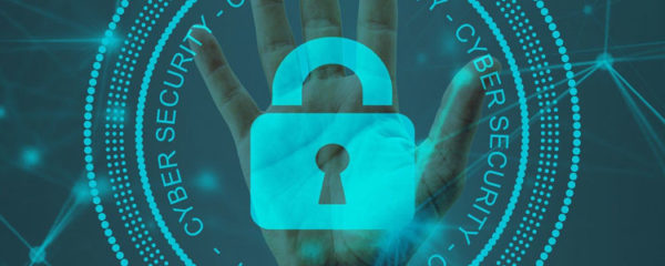 serrure cybersécurité bleu foncé